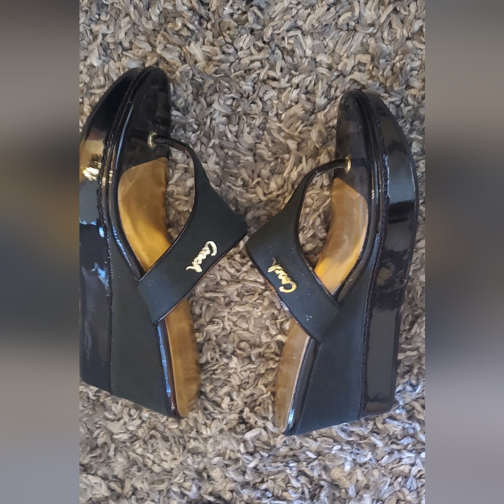 Coach wedge sandal size 6.5
